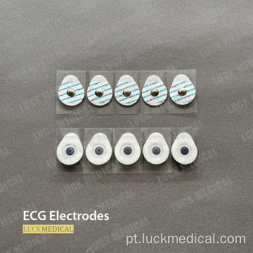 Eletrodos de ECG descartáveis ​​ECG Pads Electrodo Patch CE